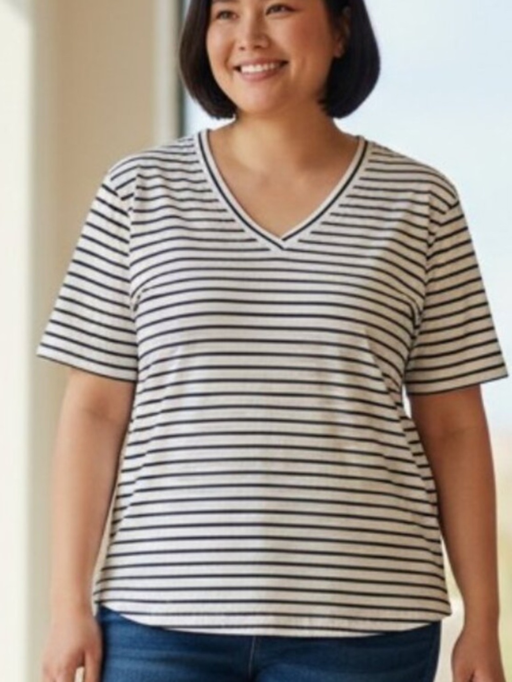 Lane Bryant Stripe tunic t shirt   Size 22/24